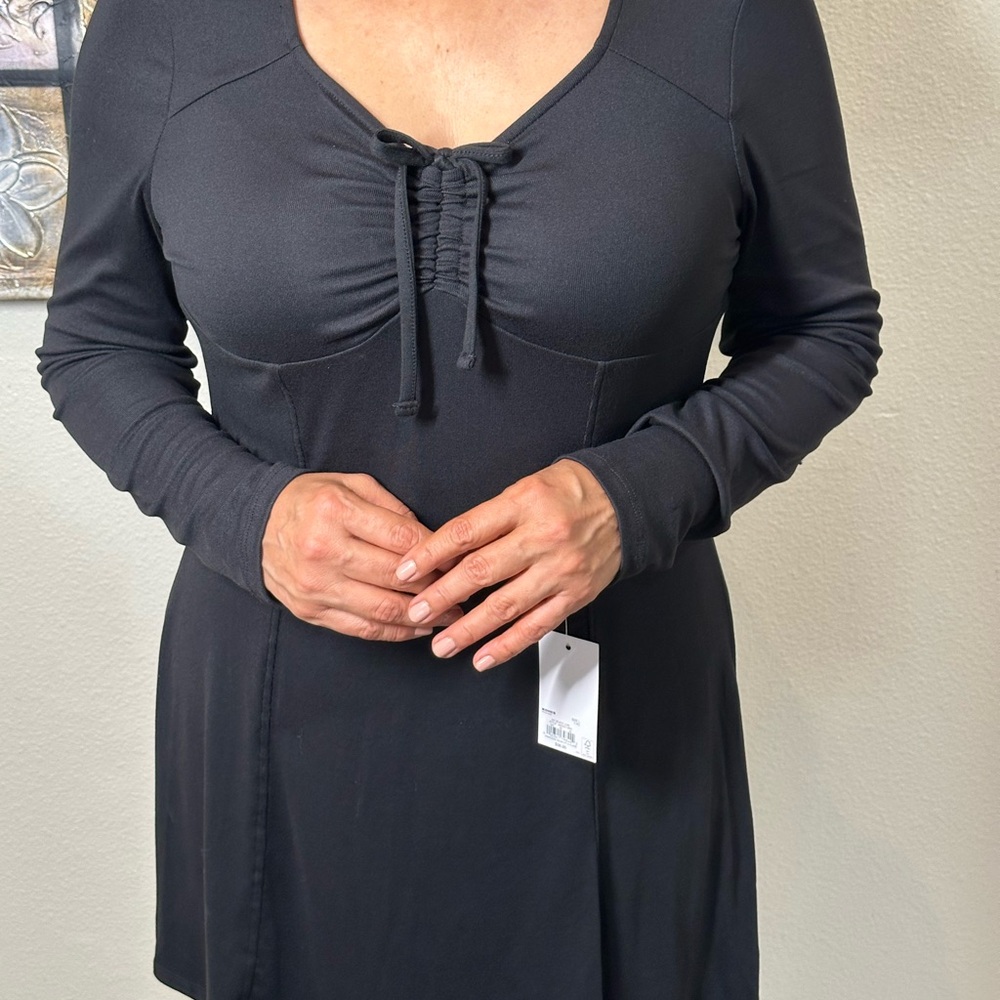 SO Black Long Sleeve Dress - Picture 4 of 5